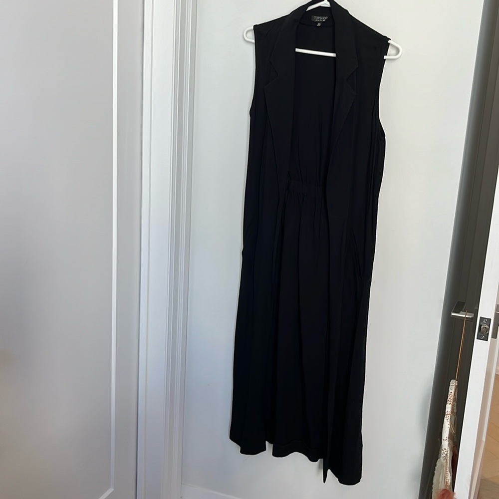 Long Black Vest